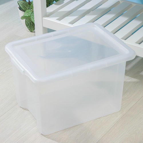Контейнер для хранения с крышкой Porter, 21 л, 43x32x27 см, цвет прозрачный — изображение 2