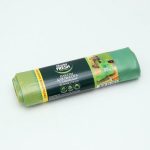 Мешки для мусора с завязками 35 л, 14 мкм, 60x50 см, ПНД, 15 шт, цвет зелёный