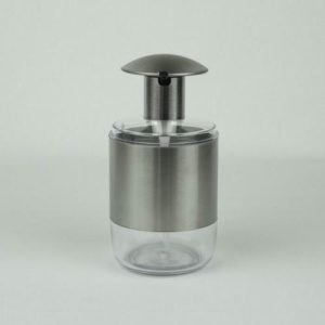 Гигиенический дозатор для жидкого мыла HYGIENIC, прозрачно-натуральный, 9х9х18 см