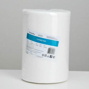 Рулон салфеток одноразовых Чистовье, 20x30 см, 40 г/ м2, спанлейс, 150 шт/уп, цвет белый