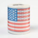 Сувенирная туалетная бумага Американский флаг США, 9,5х10х9,5 см