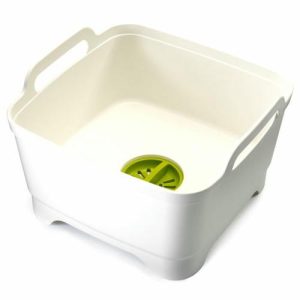 Контейнер для мытья посуды Joseph Joseph Wash&Drain, белый