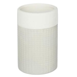 VETTA Стакан для ванной комнаты White-and-Black, керамика