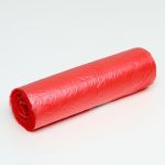 Набор пакетов фасовочных, в рулоне, красный, 24 х 37 см, 8 мкм, 500 шт