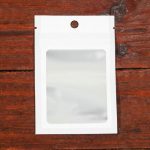 Пакет Zip-lock ПП, с плоским дном, сплошное окно 14 х 24 см - 50 шт.