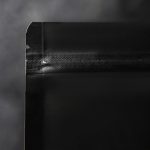 Пакет Zip-lock Крафт с прямоугольным окном,черный,10 х 15 х 3 см - 100 шт.