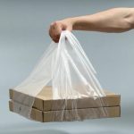 Пакет майка, полиэтиленовый "Для пиццы", прозрачный 32 х 60 см, 18 мкм - 100 шт.